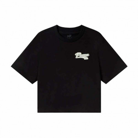 Lühikeste varrukatega T-särk, naiste Puma Must - S