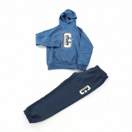 Children’s Tracksuit Converse Cstar Blue Navy Blue - 13-15 Years