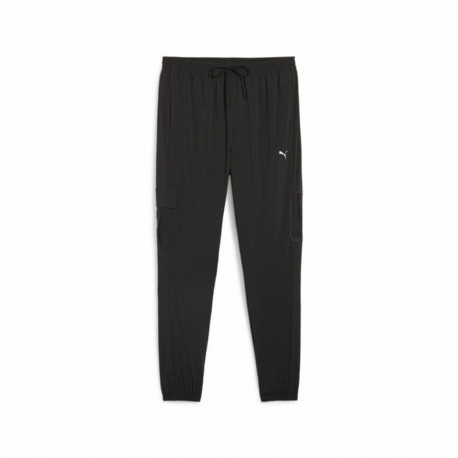 Adult's Tracksuit Bottoms Puma Flex Woven Cargo Black Men - L