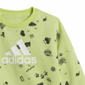 Children’s Tracksuit Adidas I Bluv Q3 Cset Green - 12-18 Months