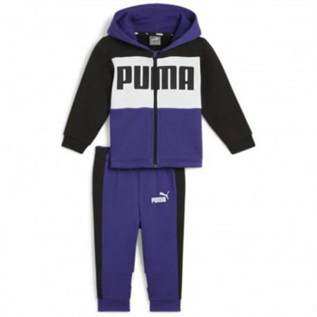 Children’s Tracksuit Puma Minicats Colorblock Jogger Purple - 6-9 Months