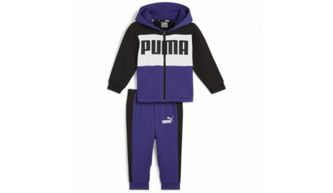 Children’s Tracksuit Puma Minicats Colorblock Jogger Purple - 12-18 Months