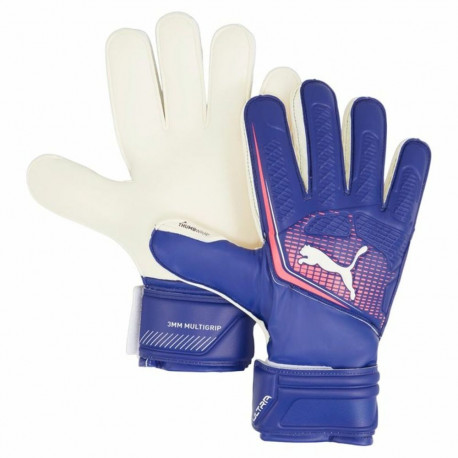 Goalkeeper Gloves Puma Ultra Match Protect Rc Blue Multicolour Adults - 8