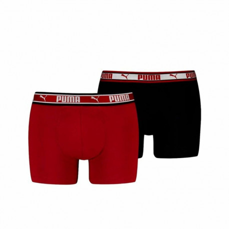 Men's Boxer Shorts Puma Black Red - XL