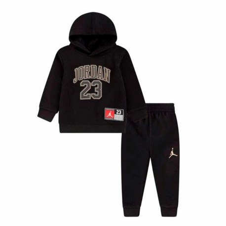 Children's Sports Outfit Jordan Pack Po Set Black 2 Pieces - 6-7 Years