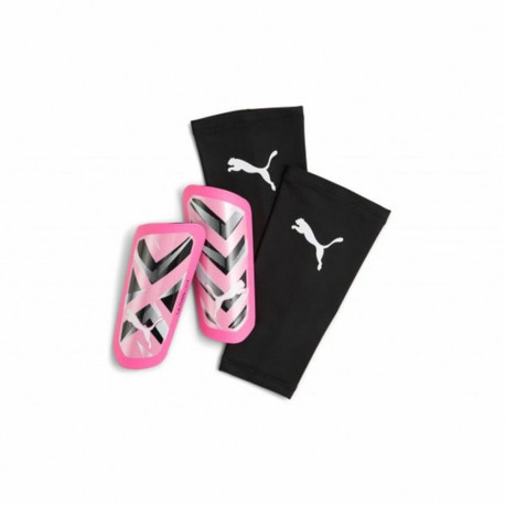 Football Shinguards Puma Ultra Light Sleeve Pink - XL