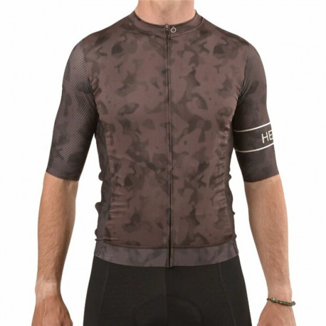 Cycling jersey Hemon Prestiggio Brown - S