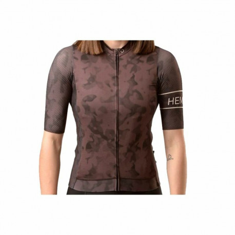 Cycling jersey Hemon Prestiggio Brown - S