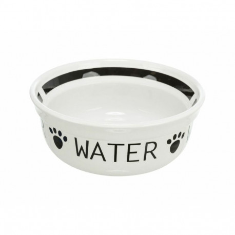 Dog Feeder Trixie White Black Ø 13 cm 250 ml