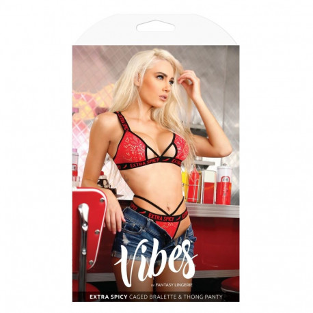 Aluspesu Komplekt Fantasy Lingerie Punane (S/M)