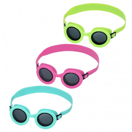 Bestway Junior Swimming Goggles Silicone Strap Anti-Fog Assorted Colors 3+ Years 21178