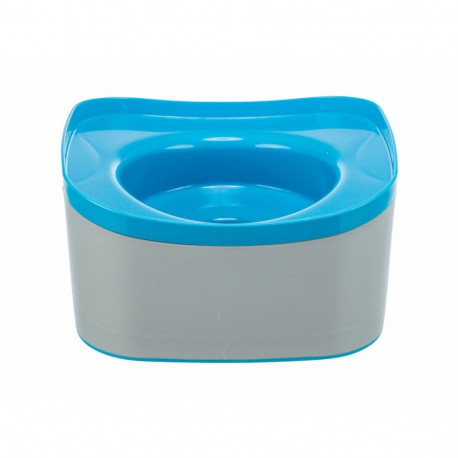 Cooling Pet Water Bowl Trixie Blue Dark grey 21 x 11 x 21 cm