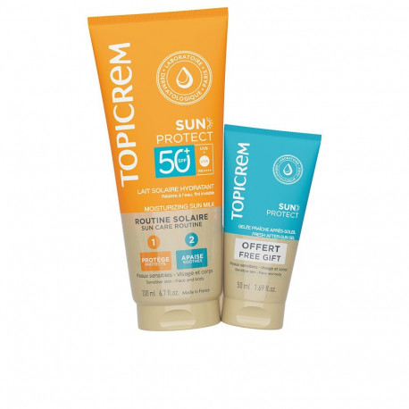 TOPICREM SUN PROTECT SPF50+ 200 ML + AFTER SUN 50 ML PACK 2 pz