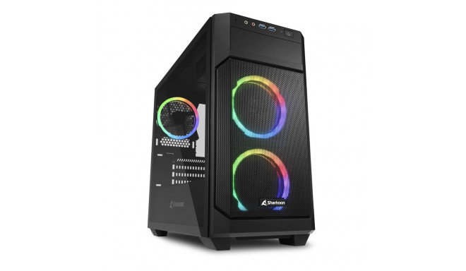 "Mini Sharkoon V1000 RGB Black"