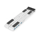 "Notebook-Ständer mit integriertem USB-C™ Hub 5-Port PD Ladefunktion DIGITUS Silber"