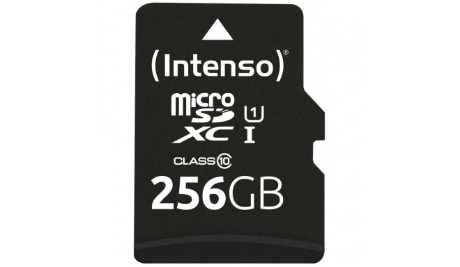 "CARD Micro Card 256GB Intenso SDXC UHS-I Class10"