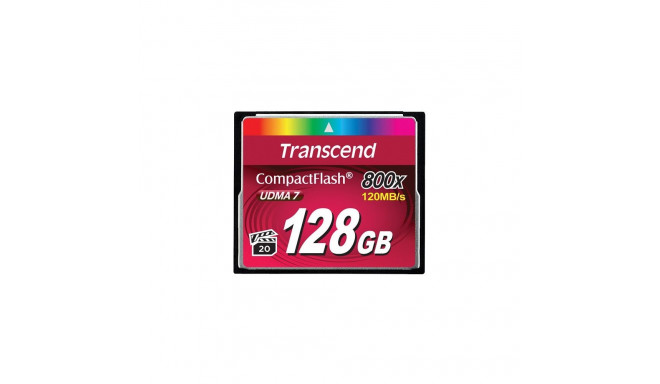"CARD CompactFlash Card 128GB Transcend TS128GCF800. MLC"