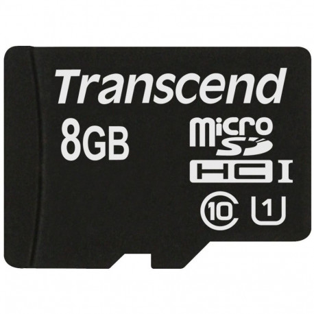 "CARD microSD Card 8GB Transcend SDHC UHS1 (ohne Adapter)"