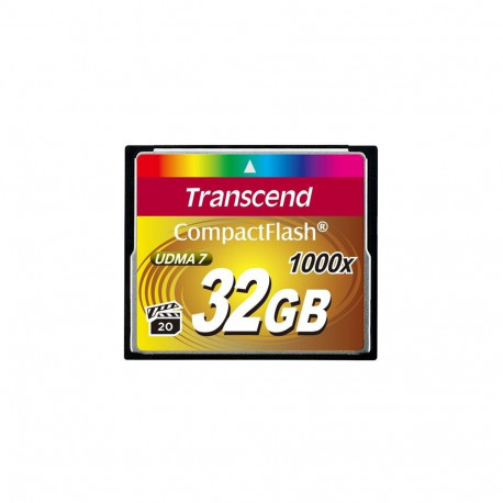 "CARD CompactFlash Card 32GB Transcend TS32GCF1000. MLC"