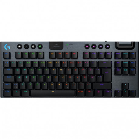 Logitech juhtmevaba mängurklaviatuur G915 X LIGHTSPEED TKL (PAN), must