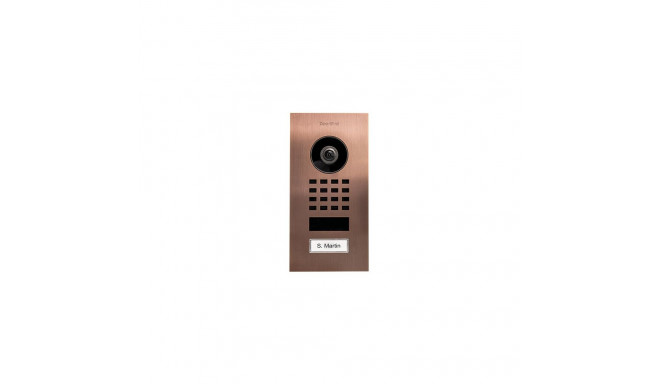 "DoorBird D1101V Unterputz Bronze-Optik als PVD Beschichtung"