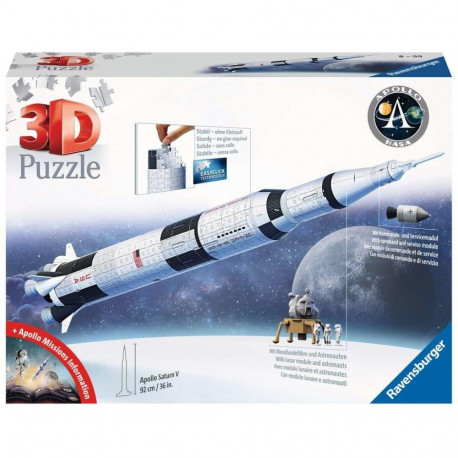 "Ravensburger 3D Puzzle Apollo Saturn V Rakete"