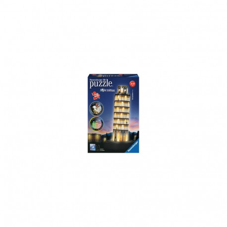 "Ravensburger 3D Puzzle-Bauwerke Pisaturm bei Nacht"
