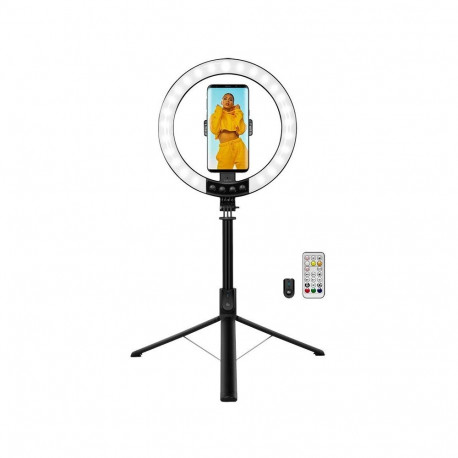 "Logilink Smartphone-Ringlicht m.Selfie-Stick-Stativ.DM 20cm"