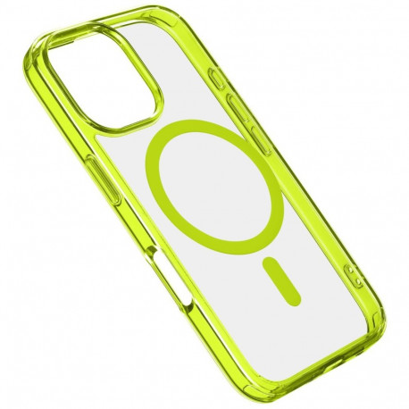 "Cellularline Iconic MAG MagSafe Case iPhone 16 Pro Lime"