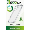 "Cellularline Become Eco Case iPhone 16 Plus Clear"
