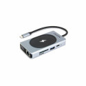 "D Dicota USB-C 10-in-1 Charging Hub 4K PD 100W silver"
