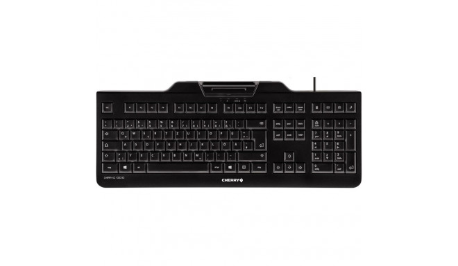 "CHERRY KC 1000 SC Corded ES-Layout schwarz Smartcard"