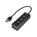 Axagon HUB USB 3.0 3-pordiline jaotur HUE-S2B