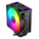 Rampage Octagon C70 protsessorijahuti LGA1700/AM5 LCD infinity ventilaator 120mm ARGB must PWM