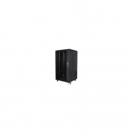 Lanberg 19" põrandal seisev 22U/600x600 (kokkupandav) FF01-6622-12B must serverikapp
