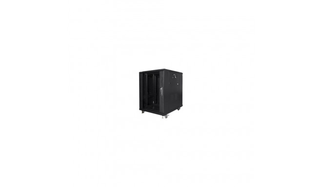 Lanberg | Rack cabinet 19" free-standing 15U/600x800 (flat pack) | FF01-6815-12B | Black