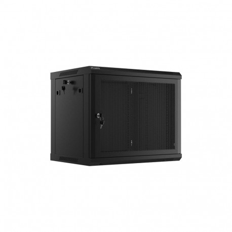 Lanberg 19" seinakinnitusega 9U/600x450 perforeeritud uksega seinakapp (komplektis) WF01-6409-23B mu
