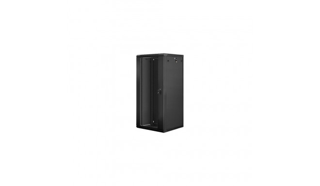 Lanberg 19" seinapealne 27U/600x600 (flat pack) rack-kapp WF01-6627-10B must