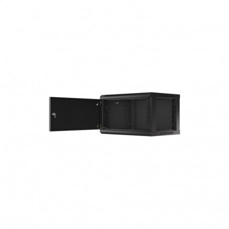 Lanberg | Rack cabinet 19" wall-mount 6U/600x450 for self-assembly with metal door (flat pack) | WF0