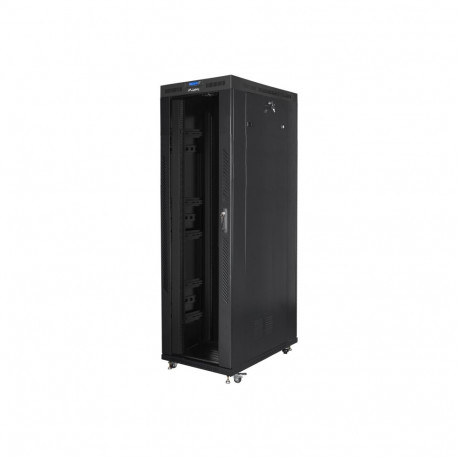 Lanberg | Rack cabinet 19" free-standing 42U/800x1200 (flat pack) with glass door, LCD | FF01-8242-1