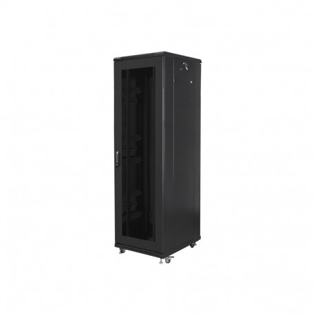 Lanberg | Rack cabinet 19" free-standing 42U/600x800 (flat pack) with mesh door | FF01-6842-23B | Bl