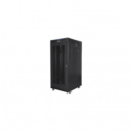 Lanberg 19" põrandal seisev 27U/600x600 (kokkupandav) võrguksega rack-kapp, LCD, FF01-6627-23BL, mus