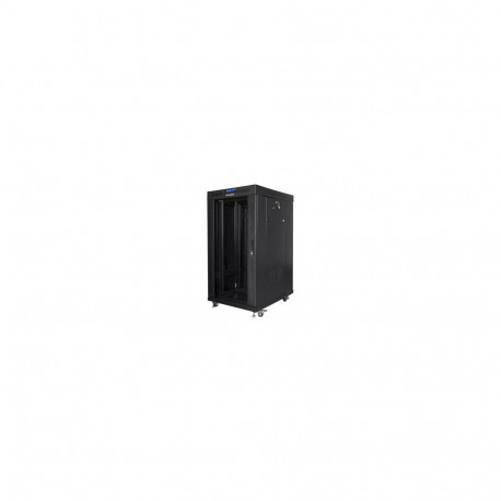 Lanberg 19" põrandal seisev 22U/800x800 (kokkupandav) klaasuksega, LCD, FF01-8822-12BL, must