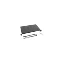 Lanberg 19" fikseeritud riiul 1U/483x300mm, maksimaalne kandevõime kuni 25kg | AK-1004-B | must