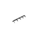 Lanberg 19" kaablihoolduspaneel 5 plastist hoidjaga 1U tüüp B | AK-1202-B | must