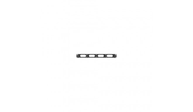 Lanberg 19" kaablihoolduspaneel 5 rõngast - tüüp B 1U | AK-1205-B | must