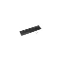 Lanberg 19" cable entry brush panel | AK-1102-B | Black