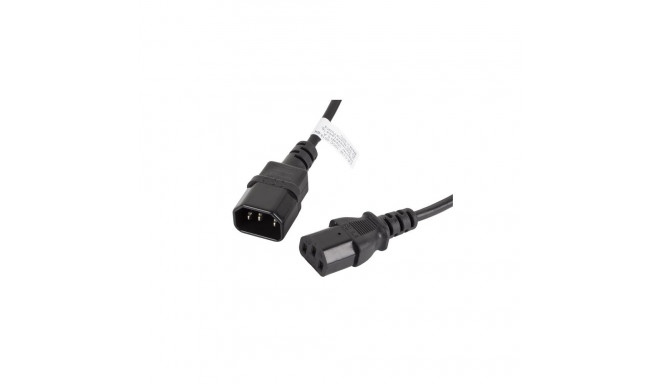 Lanberg IEC 320 C13–C14 kaabel CA-C13E-10CC-0018-BK