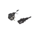 Lanberg | CEE 7/7 to IEC 320 C13 Power Cord | CA-C13C-11CC-0018-BK