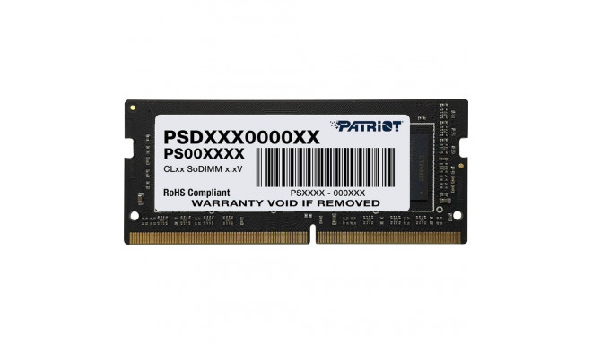 Patriot Signature laptop memory, SODIMM, DDR4, 16 GB, 3200 MHz, CL22 (PSD416G32002S)